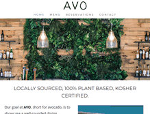 Tablet Screenshot of eatavo.com